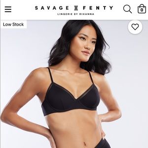 NWOT Savage X Fenty Unlined Demi Bra Bralette